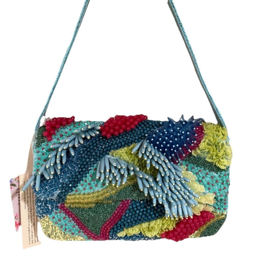 Viral Beaded coastal tik tok handbag Handcrafted in India